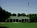The dining hall at Jackson's Mill. A replica of Mt. Vernon.