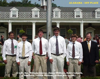 1st Place - Alabama